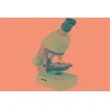 Image de 40X-640X MICROSCOPE BLUE