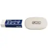 Image de HERLITZ - Gomme, en caoutchouc, couleur: blanc, ovale pour graphite, dimensions: (L)49 x (P)18 x (H)110 mm (10314532)