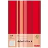 Image de Herlitz 1x bloc de bureau a4 50 feuilles quadrillé + marge 70g 215434