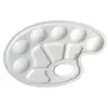 Image de herlitz - palette peinture en plastique, ovale, blanche