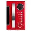 Image de SEVERIN Retro MW 7893 - 125 year Anniversary Edition - four micro-ondes grill - 20 litres - 700 Watt - rouge/chrome