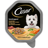 Image de 14x150g Mégapack Cesar Les recettes de Campagne volaille, légumes en sauce - Pâtée pour chien