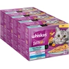 Image de 96x85g Multipack Whiskas Tasty Mix Poisson du jour en sauce - Pâtée pour chat