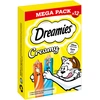 Image de 12x 10g Dreamies Creamy Snacks mit Huhn & Lachs für Katzen