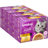 Image de 48x85g Whiskas 1+ Aromatic Selection Mix en sauce nourriture humide pour chats