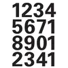 Image de 1 Planche de Stickers Chiffres 25mm (de 0 à 9)
