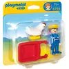 Image de Playmobil 1.2.3 - 6793 Fermier avec brouette