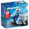 Image de Playmobil City Action 6923 Moto de policier avec gyrophare