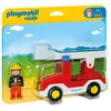 Image de PLAYMOBIL 1,2,3, 6967 BRANDWEERWAGEN / CAMION DE POMPIER