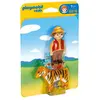 Image de PLAYMOBIL 1,2,3, 6976 RANGER MET TIJGER / AVENTURIER TIGRE