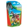 Image de Playmobil Country 9261 Jockey avec cheval de course