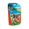 Image de Playmobil Playmobil 9261 - Jockey avec cheval de course