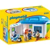 Image de Playmobil 1.2.3 9382 Commissariat de police transportable