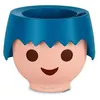 Image de LECHUZA Jardinière de table OJO ALL-IN-ONE Bleu océan
