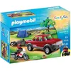 Image de Jeu Playmobil Family Fun Pick-up et moto avec tente