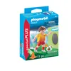 Image de Playmobil Playmobil 70157 - Joueur de foot et but