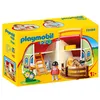 Image de Playmobil 1.2.3 70180 Centre équestre transportable