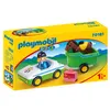 Image de Playmobil 1.2.3 70181 Cavalière avec voiture et remorque