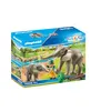 Image de Playmobil Playmobil 70324 - Elephant et soigneur