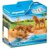 Image de Playmobil Family Fun 70359 2 Tigres avec bébé