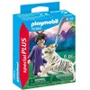 Image de Playmobil Special Plus 70382 Combattante ninja et tigre