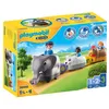 Image de Playmobil 1.2.3 70405 Train d'animaux
