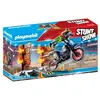 Image de Playmobil Stuntshow 70553 Stuntshow Pilote de moto et mur de feu