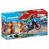 Image de Playmobil 70553 - Pilote moto et mur de feu