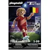 Image de Playmobil Playmobil 71128 - Joueur de football Belge