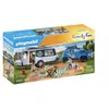 Image de Playmobil Family Fun 71423 Famille avec voiture et caravane