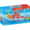 Image de Playmobil Action Heroes 71598 - Bateau de sauvetage et pompiers (SpÃ©cial 50 ans)