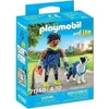 Image de Playmobil My Life 71740 - Homme sportif avec Border Collie