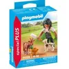 Image de Playmobil Playmobil Special Plus 71759 - Fermière avec chèvre et chevreau