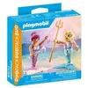 Image de Playmobil Playmobil Princess Magic 71799 - Sirène et triton avec sceptre et trident - Duo Pack