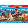 Image de Playmobil Action Heroes 71808 Duo de cascadeurs avec quad et moto