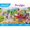 Image de Playmobil Princess Magic 71846 Calèche avec couple princier et cocher