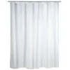 Image de Rideau de douche anti-moisissure couleur unie - 180 x 200 cm - Blanc WENKO