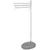 Image de Porte-serviettes design pierre Pebble - L. 38 x H. 84 cm - Gris stone