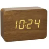 Image de TFA Dostmann 60.2549.08 radiopiloté(e) Réveil bois marron clair Heures de réveil 1