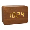Image de TFA-Dostmann 60.2549.08 réveille-matin Réveil numérique Marron