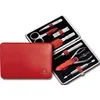 Image de Zwilling - 97093 - 002 - 0 - Manicure Twinox - Trousse Manucure, 7 Pcs. Cuir Rouge