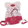Image de Klein Porte-ventre princesse Coralie rouge / blanc 45,9 x 28 cm