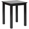 Image de Maisonetstyles Table D'appoint Carrée 45x55 Cm En Pin Massif Noir