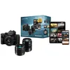 Image de Panasonic Pack Appareil photo hybride Panasonic G100D + Objectif standard 12-32 mm + Téléobjectif 45-150 mm + Focale fixe 25 mm F1.7 + formation Jiminy