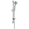 Image de Set de douche Multi avec barre Unica C 65 cm et porte-savon chromé Croma 100