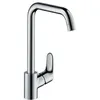 Image de Hansgrohe 31822000 Focus Mitigeur de cuisine avec bec pivotant ChromÃ©
