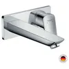 Image de Hansgrohe LOGIS Mitigeur Lavabo mural encastrÃ© Bec 195mm ChromÃ©