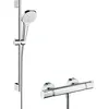 Image de Hansgrohe - Combi douche Croma Select E Vario/Ecostat Comfort avec barre 65 cm blanc/chromÃ©