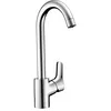 Image de Hansgrohe HANSGROHE Mitigeur de cuisine MySport L Steel Optic aspect acier brossé