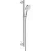 Image de Hansgrohe - Ensemble de douche 120 3jet avec barre de douche 90 cm blanc/chromÃ©  - Multicolore
